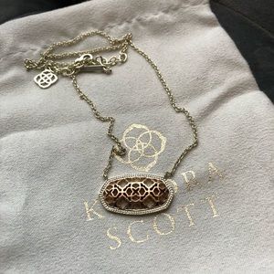 Kendra Scott Dollie Pendant Necklace in Rose Gold